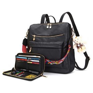 Women Backpack Purse Multipurpose Design Handbags Shoulder Bag PU Leather🧐